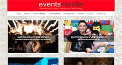 Desktop Screenshot of eventsmanila.com