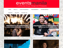 Tablet Screenshot of eventsmanila.com